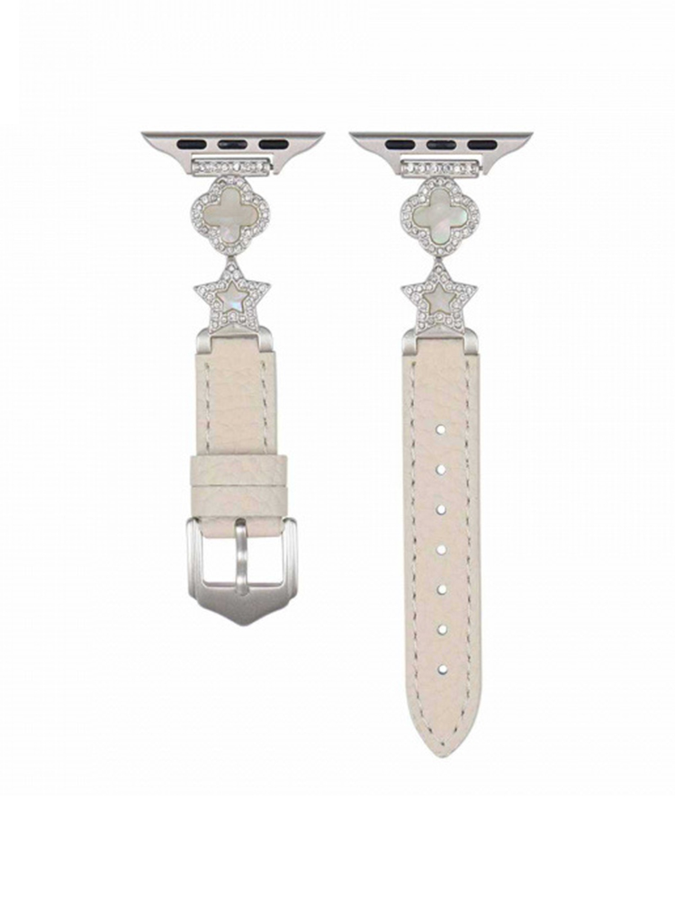Lucky Clover and Star Leather Band for Apple Watch