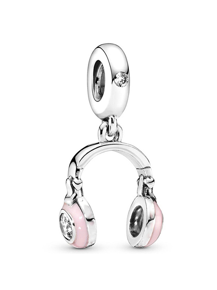 Pink Series Style Alloy Beads