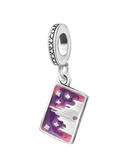 Purple Series Style Alloy Beads