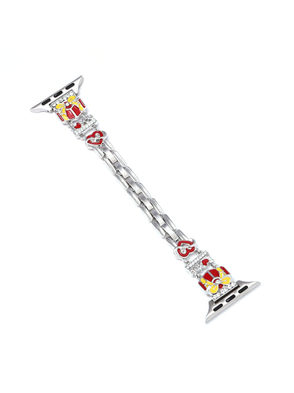 Diamond-encrusted Gift Box Stainless Steel Band