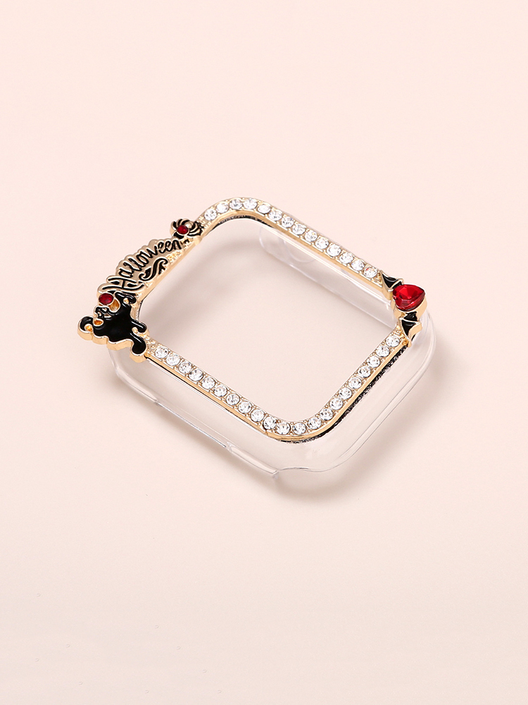 Diamond-encrusted Halloween PVC Apple Watch Protective Case - Tatanband