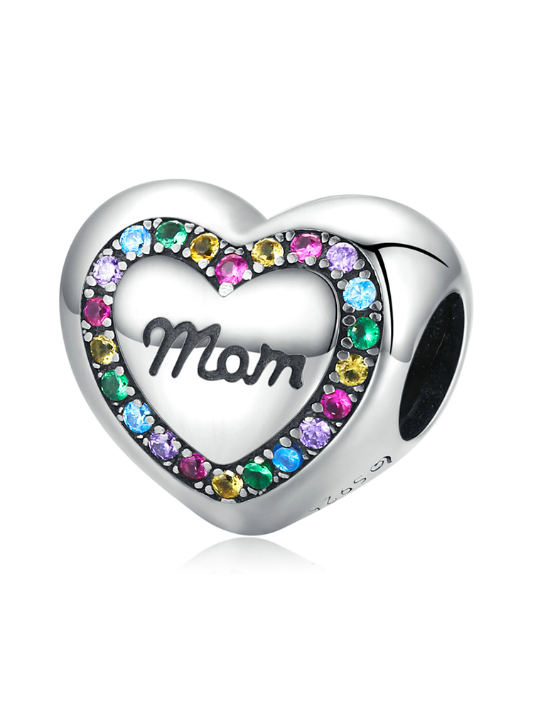 MOM Series 925 Sterling Silver Beads