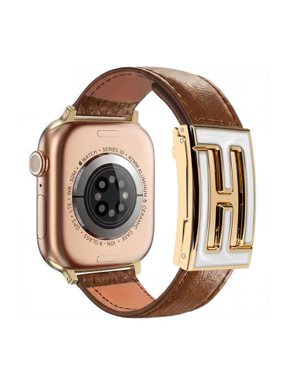 FF Magnetic Buckle Leather Band for Apple Watch