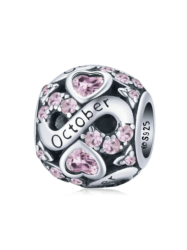 Infinite Love Month Birthstone 925 Sterling Silver Beads - Tatanband
