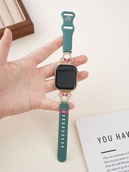 Minnie Bow Silicone Band