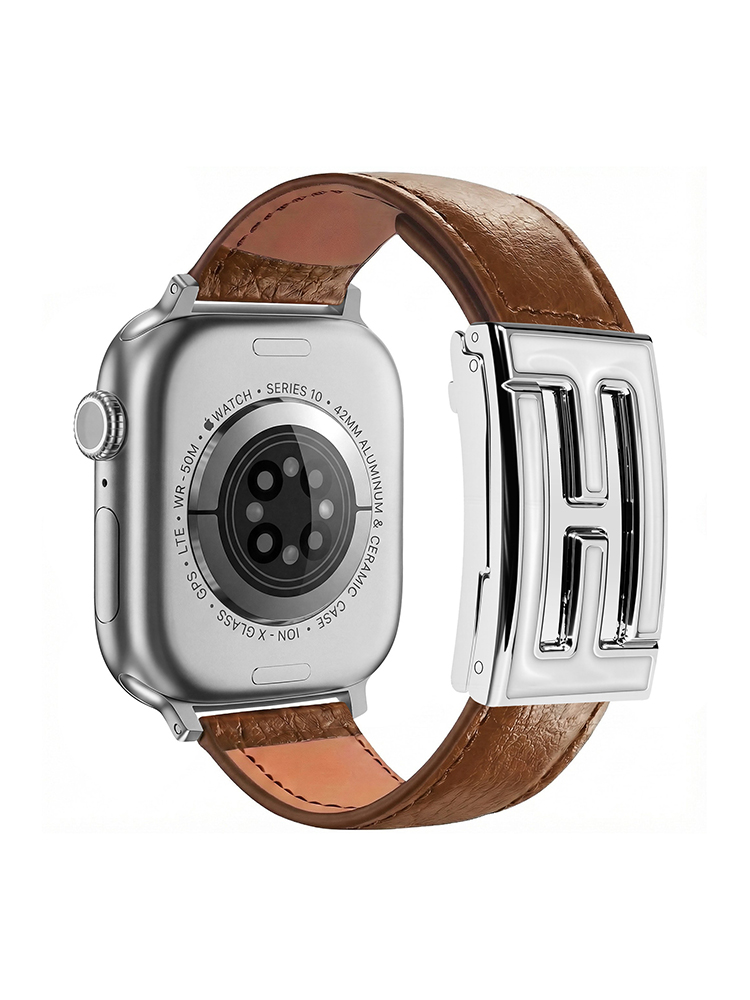 FF Magnetic Buckle Leather Band for Apple Watch