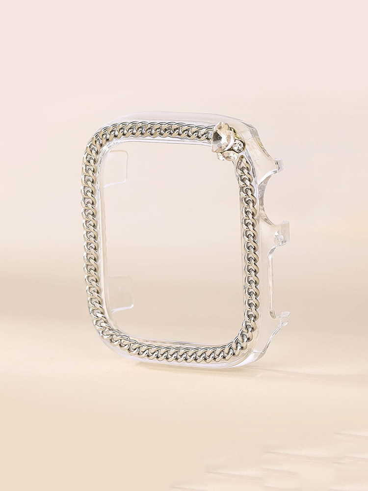 Chain Zircon Handmade PVC Protective Case