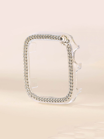 Chain Zircon Handmade PVC Protective Case