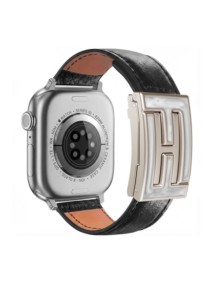 FF Magnetic Buckle Leather Band for Apple Watch