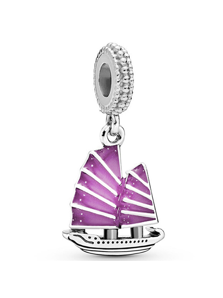 Purple Series Style Alloy Beads