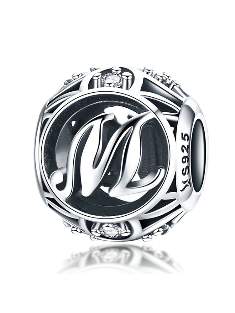 26 Letters 925 Sterling Silver Beads - Tatanband