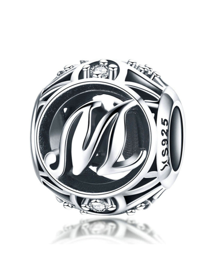 26 Letters 925 Sterling Silver Beads