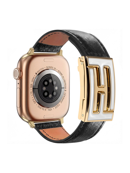 FF Magnetic Buckle Leather Band for Apple Watch