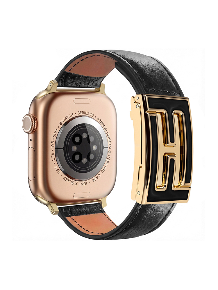 FF Magnetic Buckle Leather Band for Apple Watch