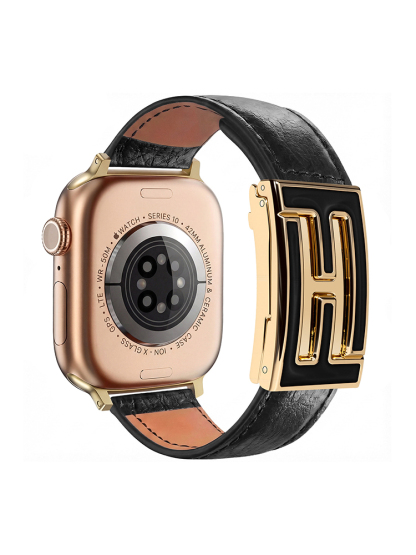 FF Magnetic Buckle Leather Band for Apple Watch
