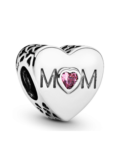 Pink Series Style Alloy Beads