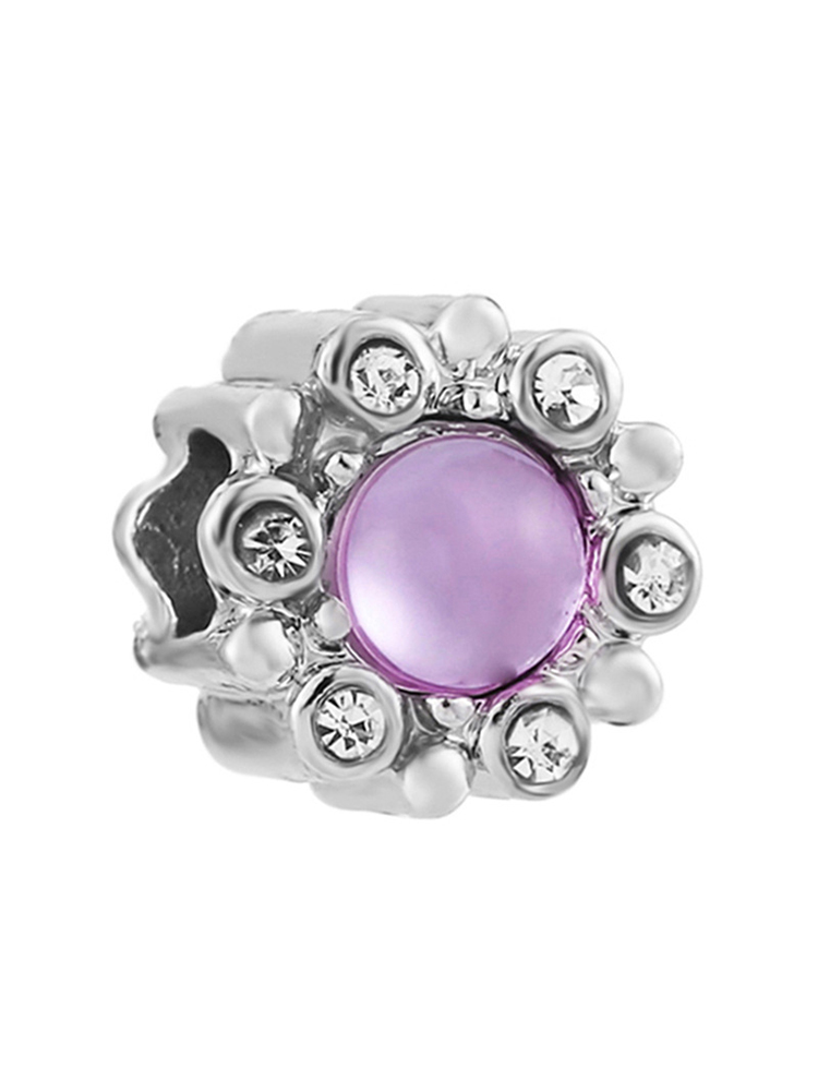 Purple Series Style Alloy Beads