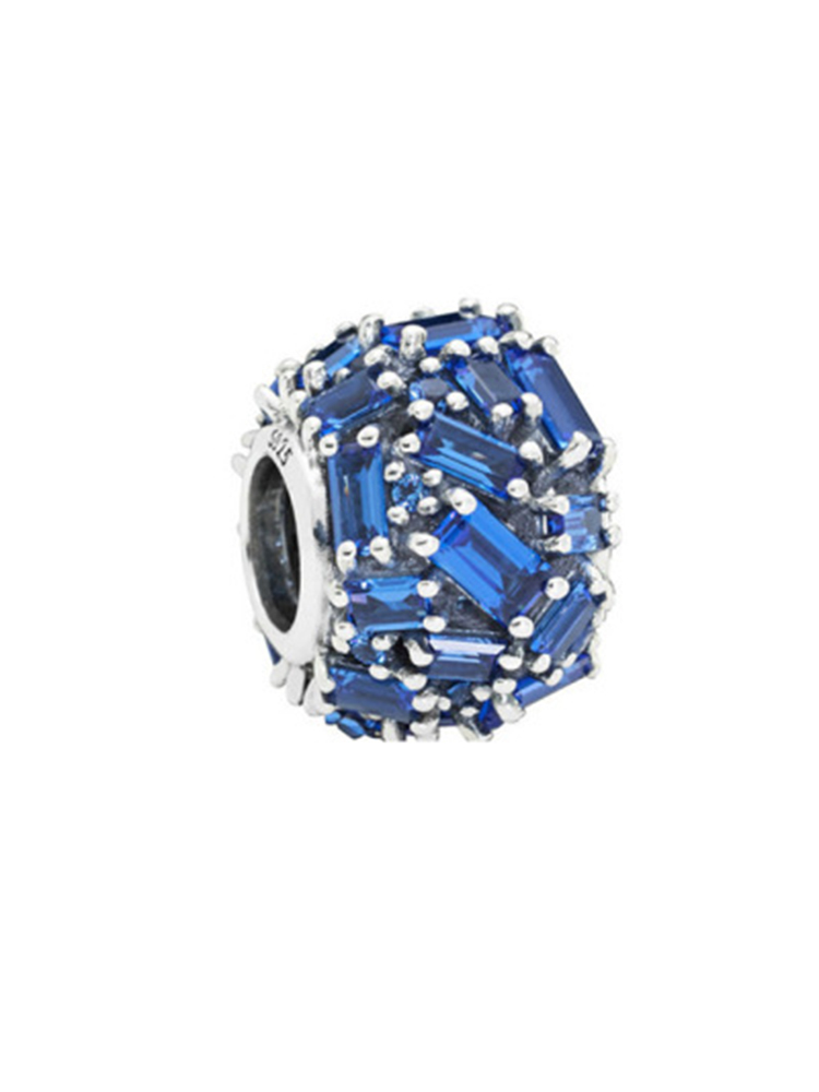 Blue Starry Sky Series Alloy Beads