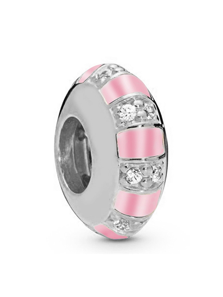 Pink Series Style Alloy Beads