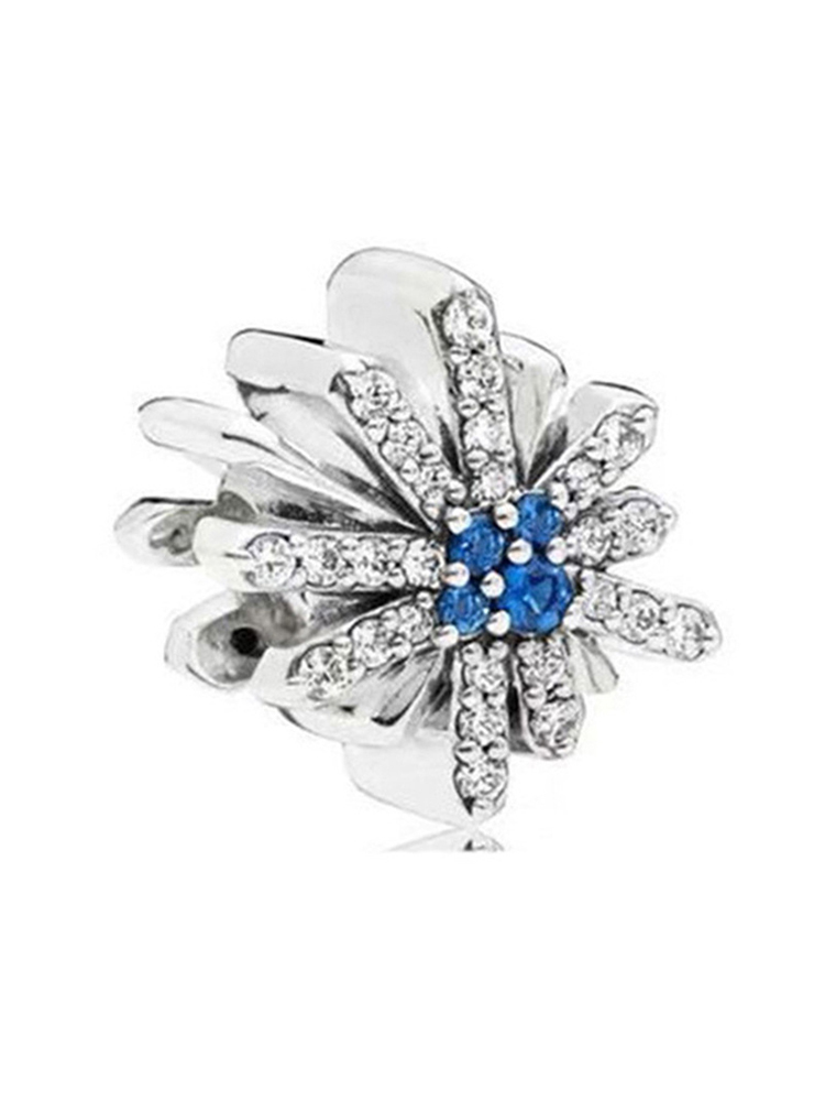 Blue Series C Style Alloy Beads