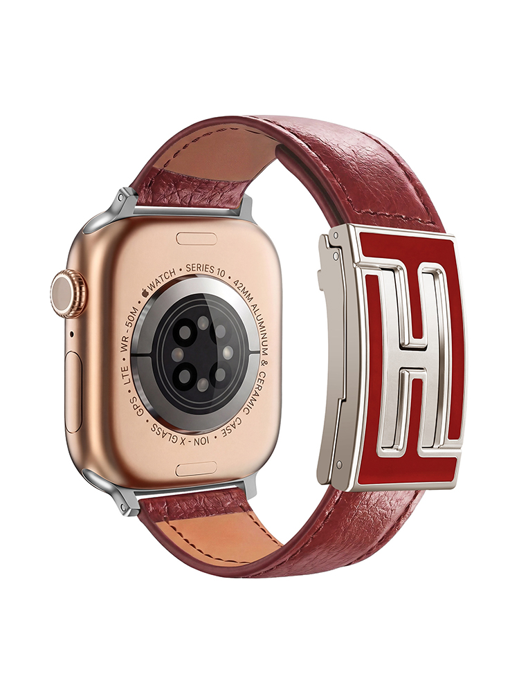 FF Magnetic Buckle Leather Band for Apple Watch
