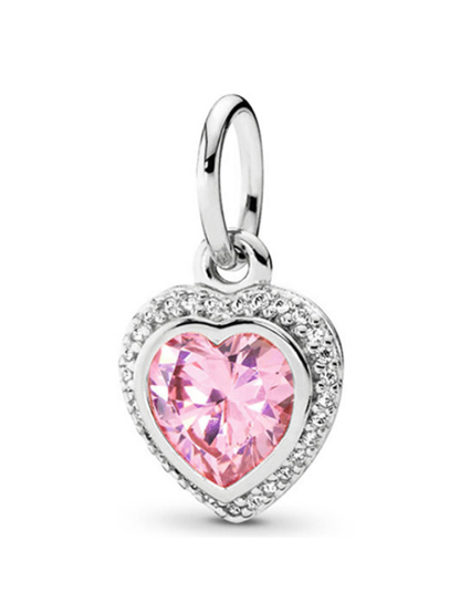 Pink Series Style Alloy Beads