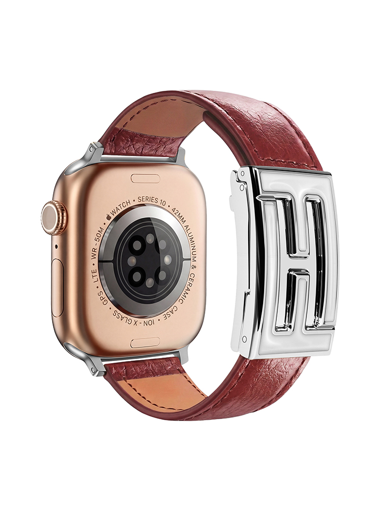 FF Magnetic Buckle Leather Band for Apple Watch