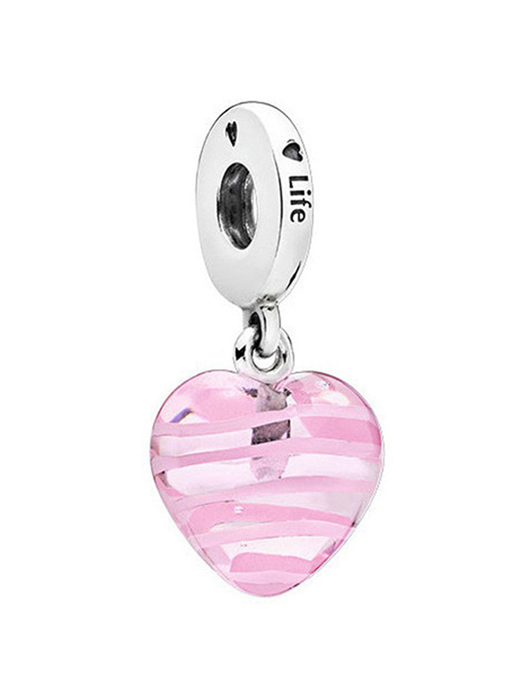 Pink Series Style Alloy Beads