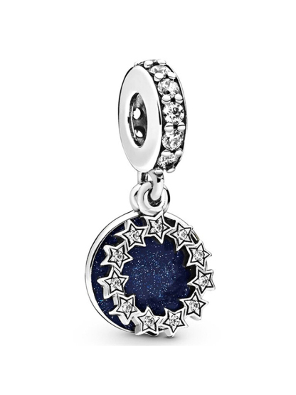 Blue Series C Style Alloy Beads