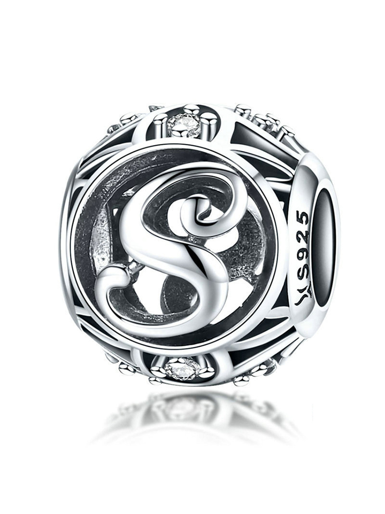 26 Letters 925 Sterling Silver Beads - Tatanband