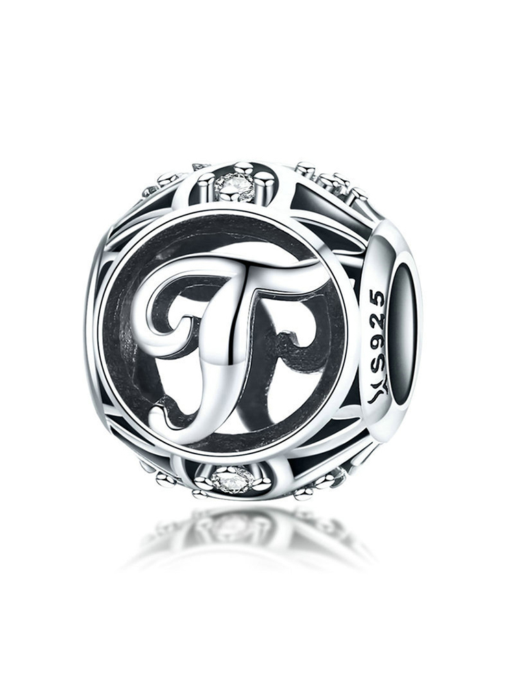 26 Letters 925 Sterling Silver Beads - Tatanband