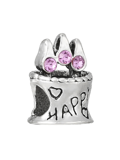 Purple Series Style Alloy Beads