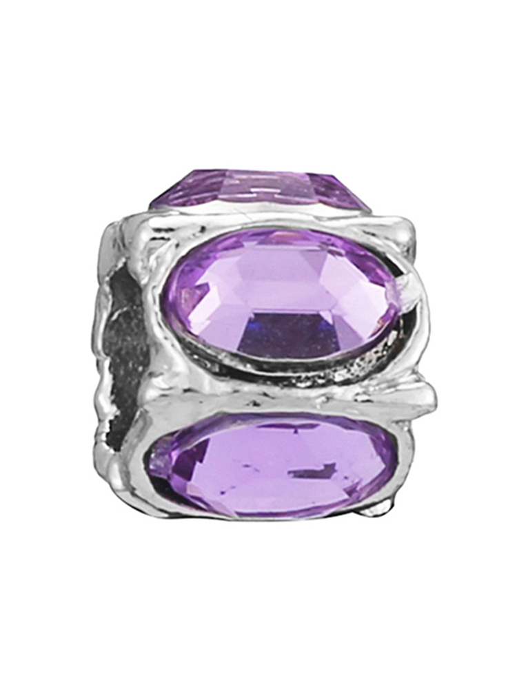 Purple Series Style Alloy Beads