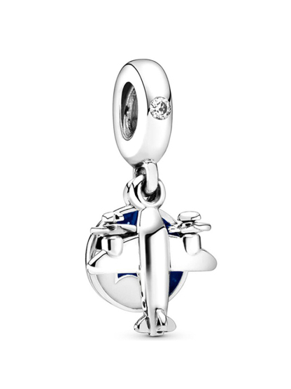 Blue Series C Style Alloy Beads