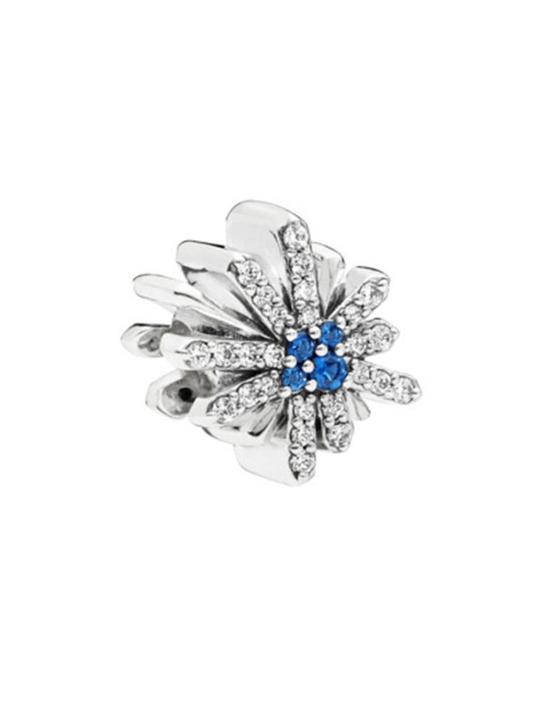 Blue Starry Sky Series Alloy Beads