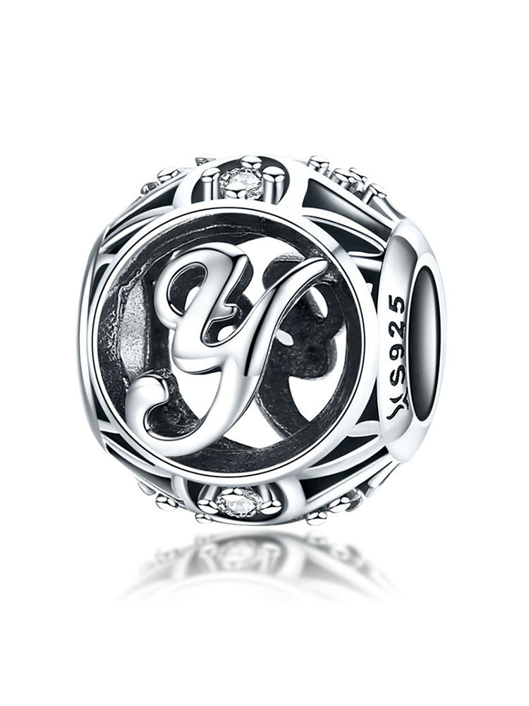 26 Letters 925 Sterling Silver Beads - Tatanband