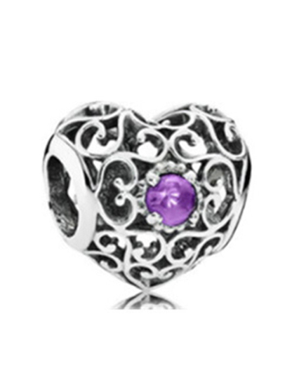Purple Series Style Alloy Beads