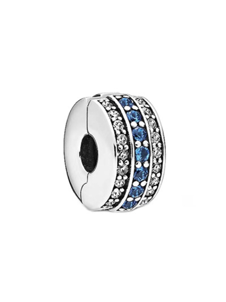 Blue Starry Sky Series Alloy Beads
