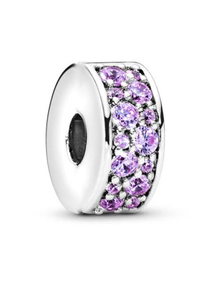 Purple Series Style Alloy Beads