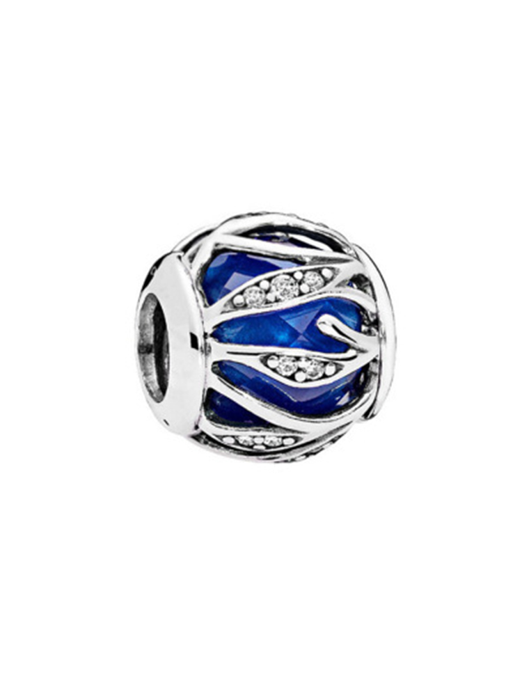 Blue Starry Sky Series Alloy Beads