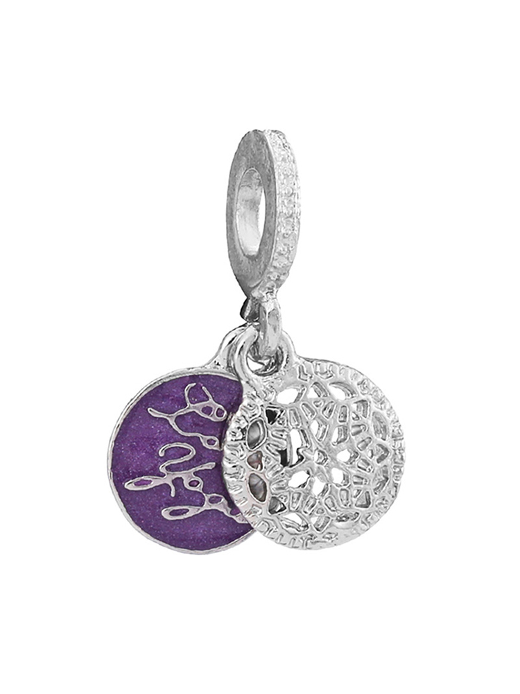 Purple Series Style Alloy Beads