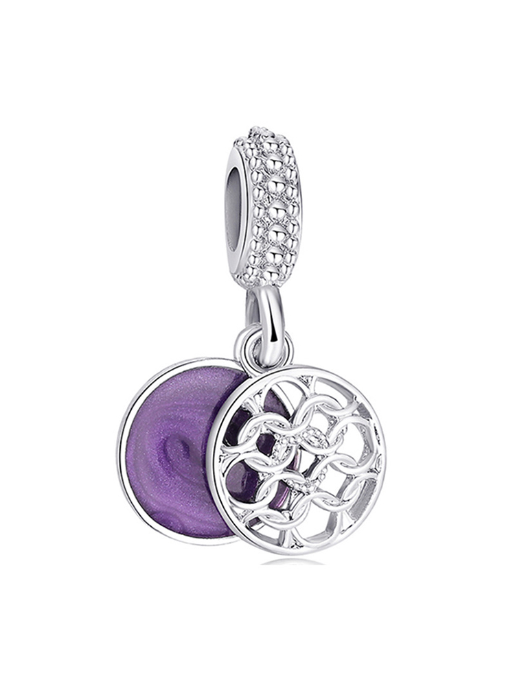 Purple Series Style Alloy Beads