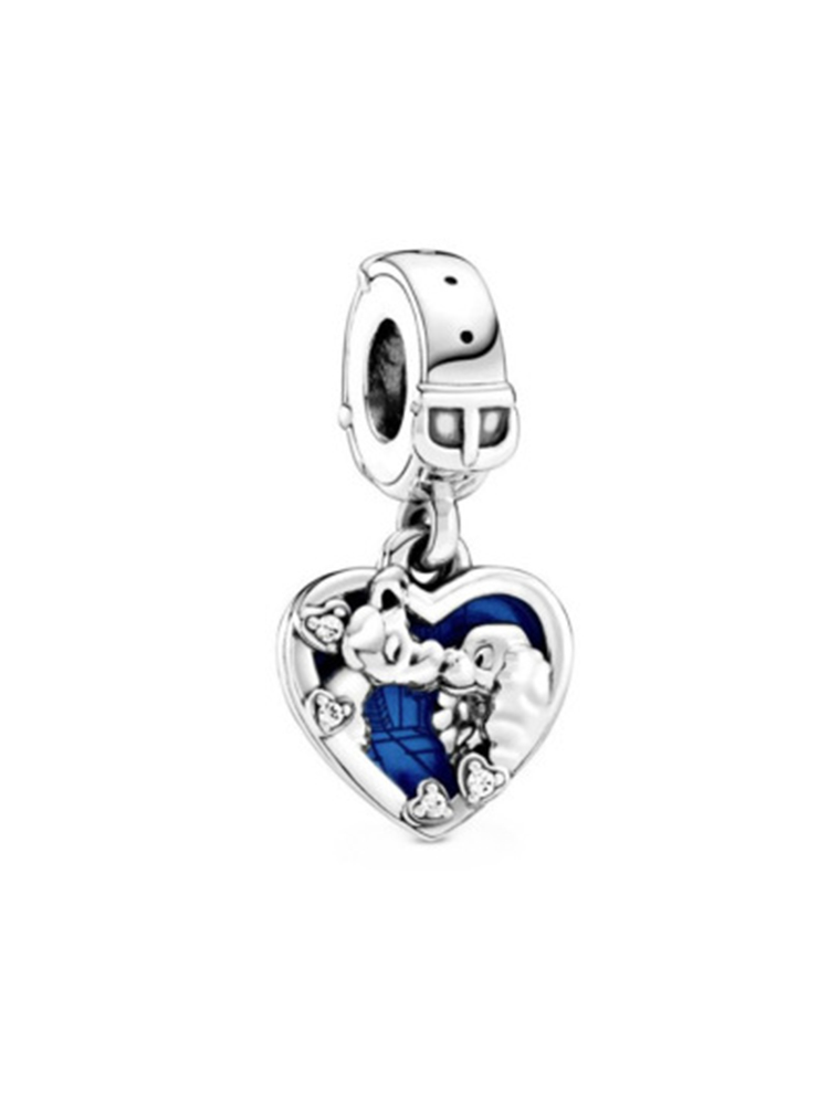 Blue Starry Sky Series Alloy Beads