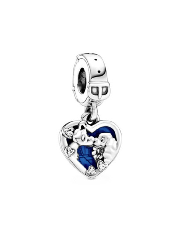 Blue Starry Sky Series Alloy Beads