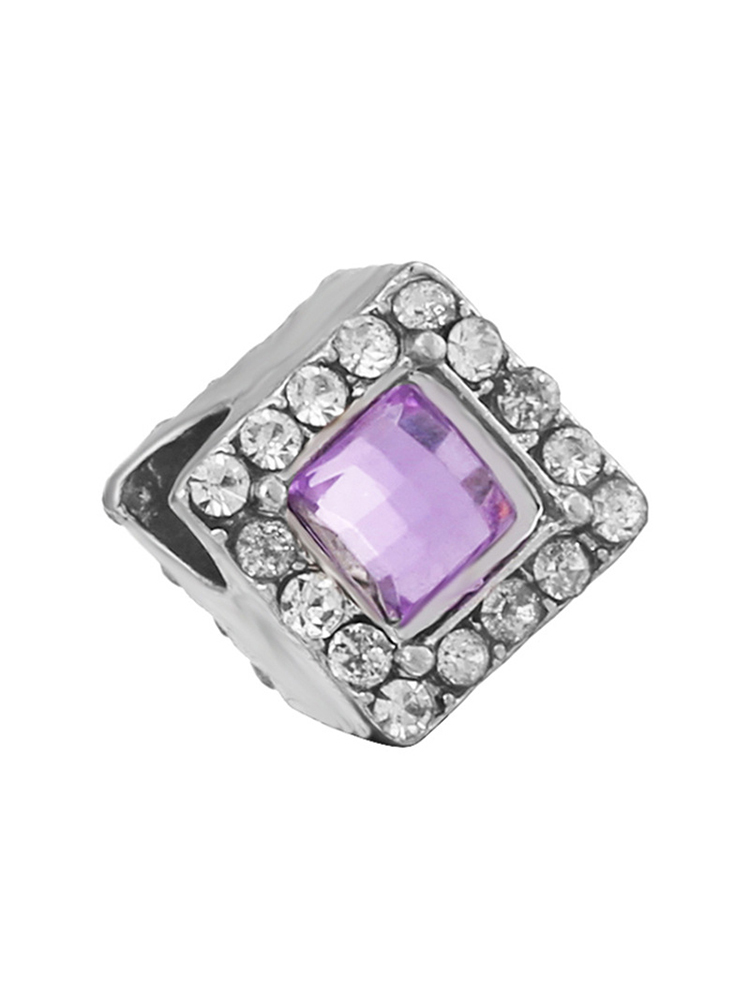 Purple Series Style Alloy Beads