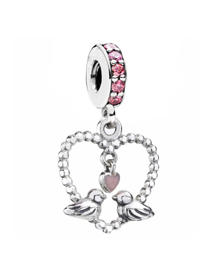 Pink Series Style Alloy Beads