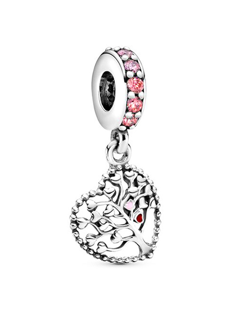 Pink Series Style Alloy Beads