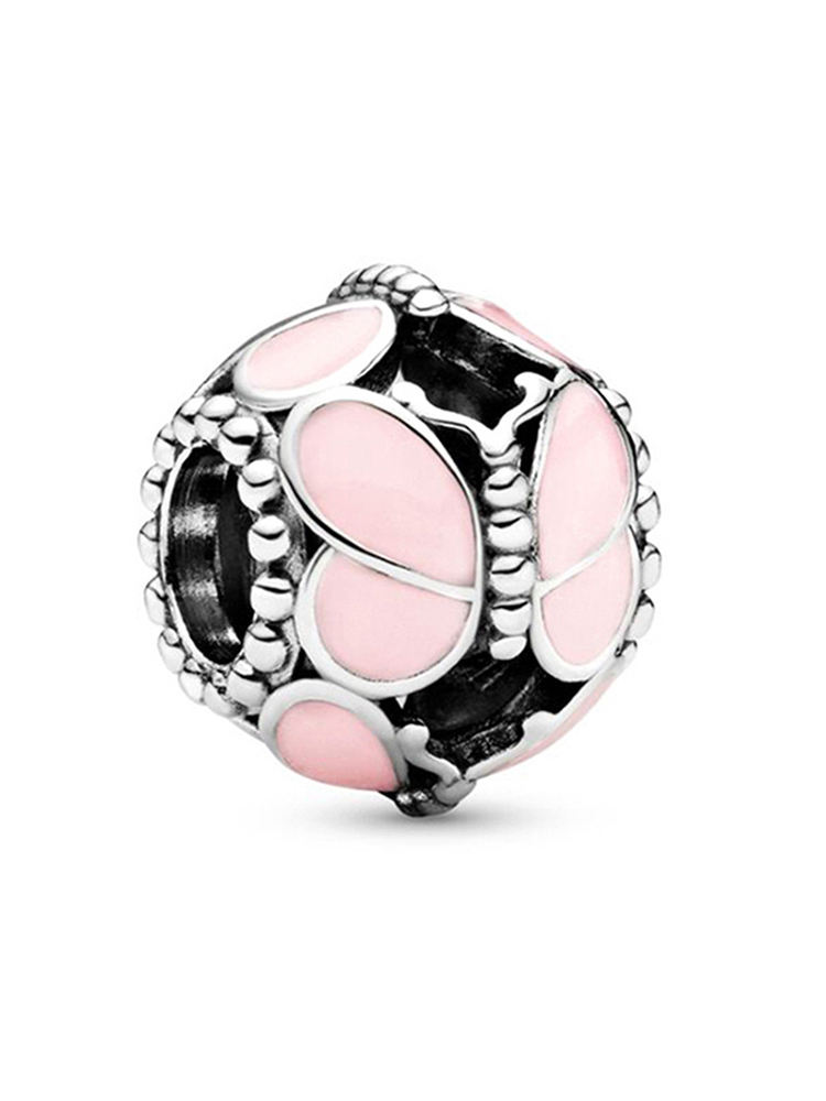 Pink Series Style Alloy Beads