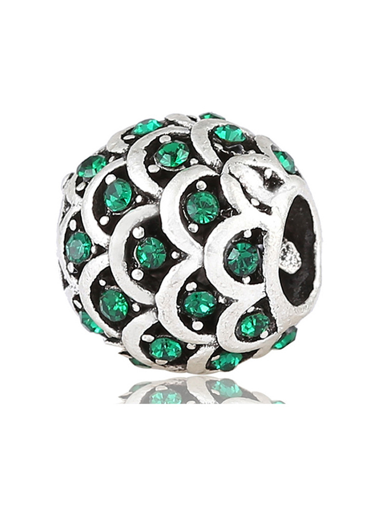 Green Series Style Alloy Beads