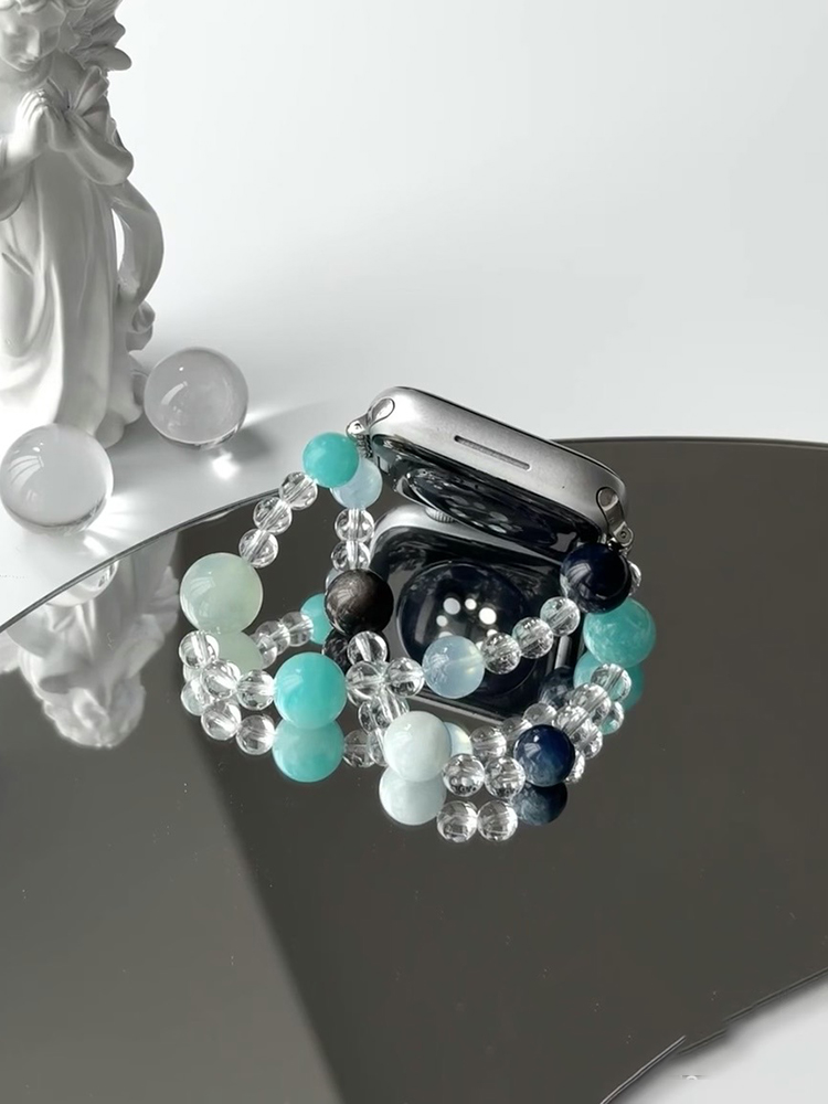 Blue Glacier Nature Crystal Band